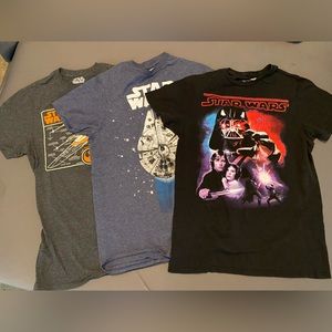 Star Wars T-Shirt Bundle, Size Small (3 Shirts!)